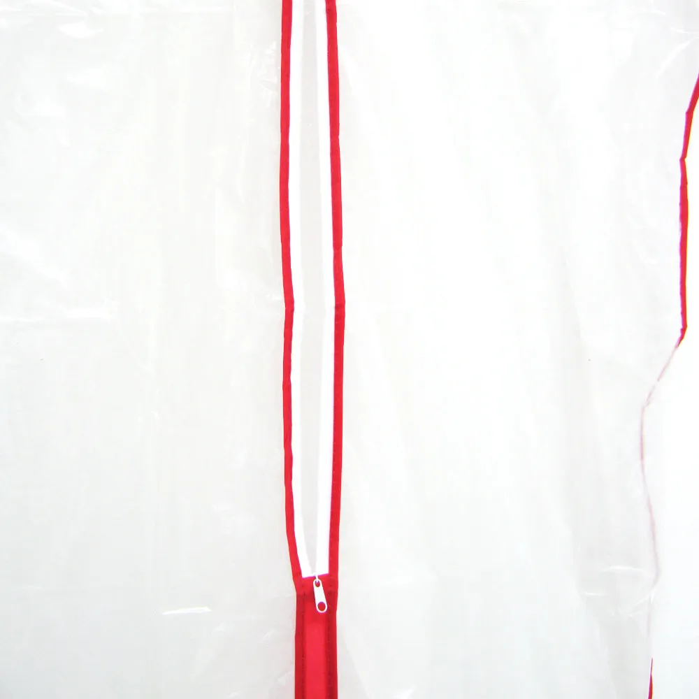 12X Clear Garment Bag Foldable 34" Suit Dress Jacket Cover Zipper Travel Storage