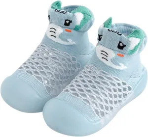 24 Months Girl Shoes Infant Boys Girls Animal Prints Cartoon Socks Shoes Toddler Breathable Mesh The Floor Socks Non Slip Prewalker Shoes Shoes for Special Needs