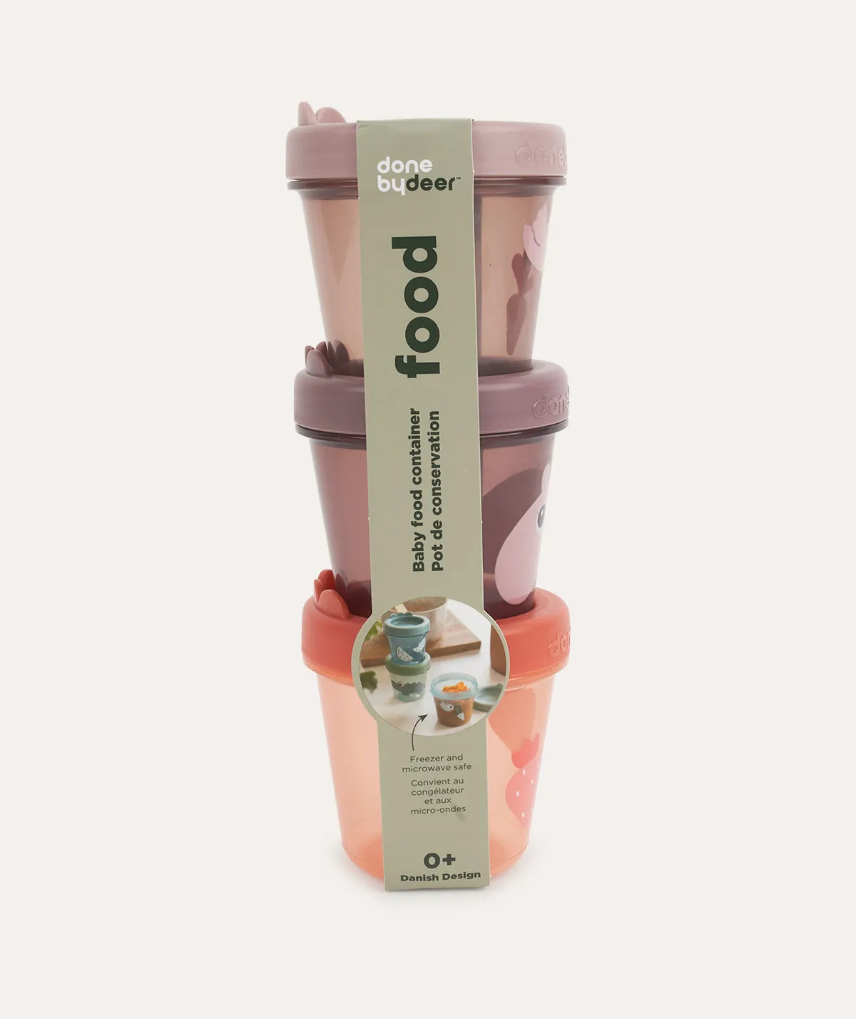 3 Pack Baby Food Containers - Powder