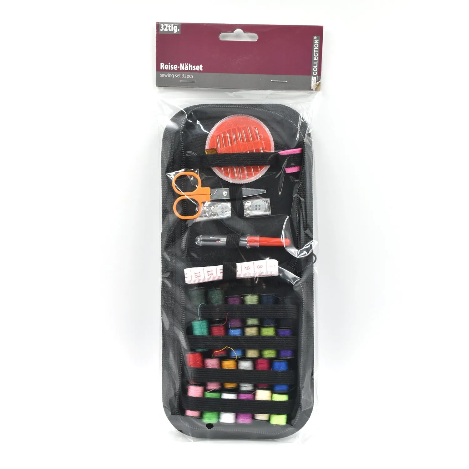 48 Pc Purse Sewing Set used for sewing of clothes and fabrics including all home purposes.