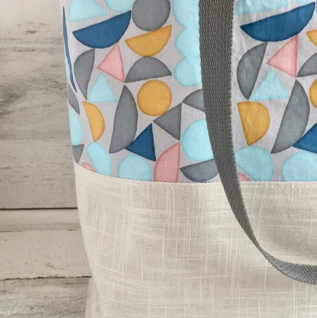 Abstract Blues - Travel Tote Bag