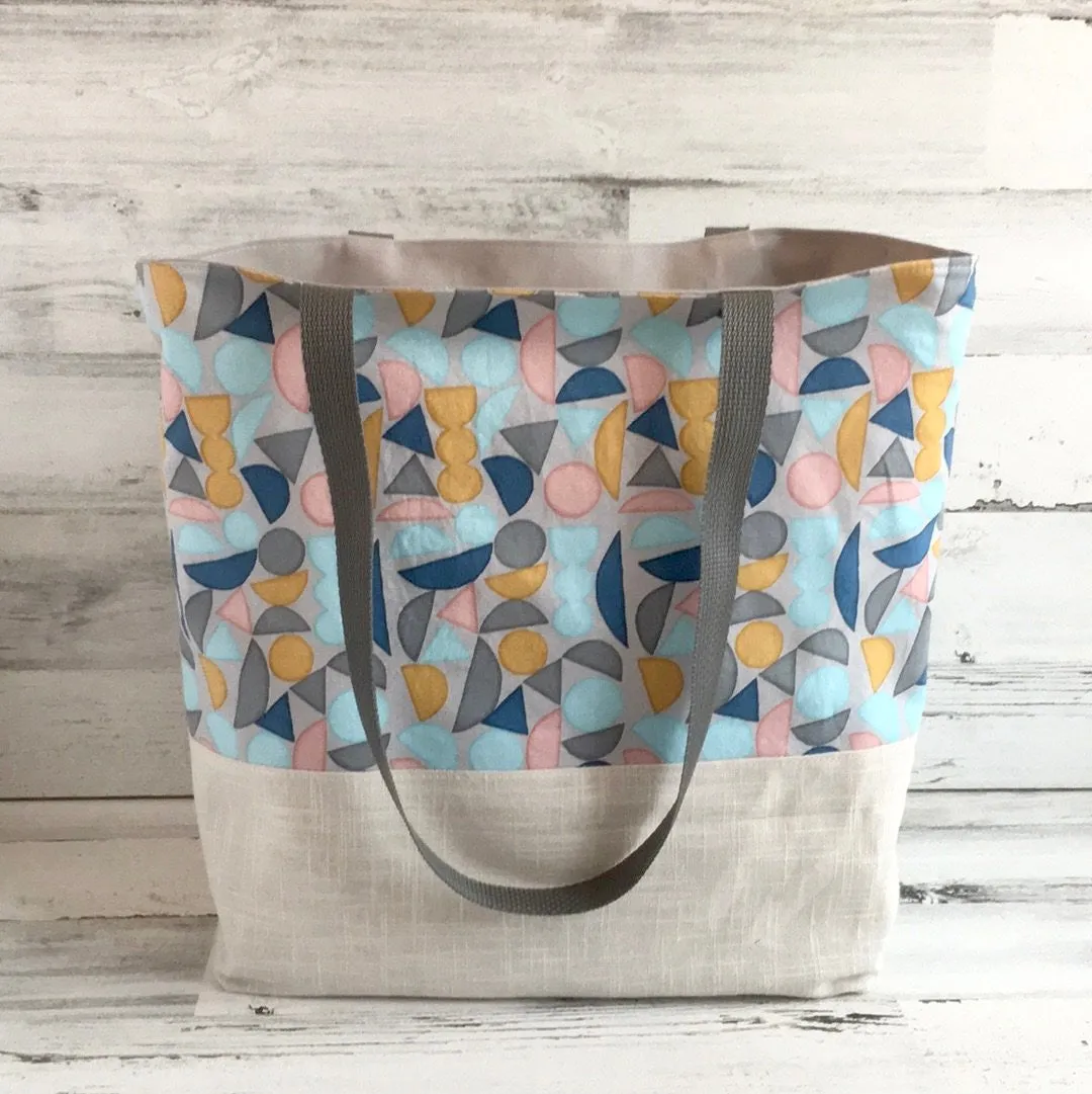 Abstract Blues - Travel Tote Bag
