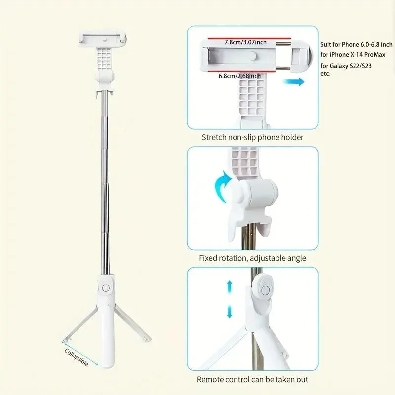 Automatic Tripod With Phone Holder For Travel Photography