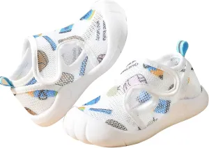 Baby Boy Crib Sandals Toddler Girls Boys Shoes Sandals Flat Bottom Non Slip Half Open Toe Slip Boys Sandal