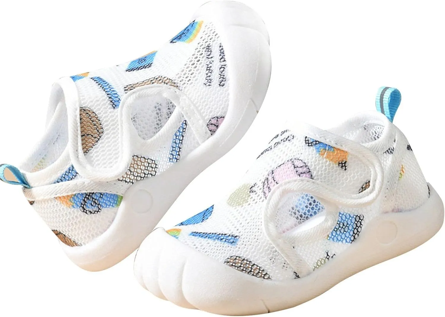 Baby Boy Crib Sandals Toddler Girls Boys Shoes Sandals Flat Bottom Non Slip Half Open Toe Slip Boys Sandal
