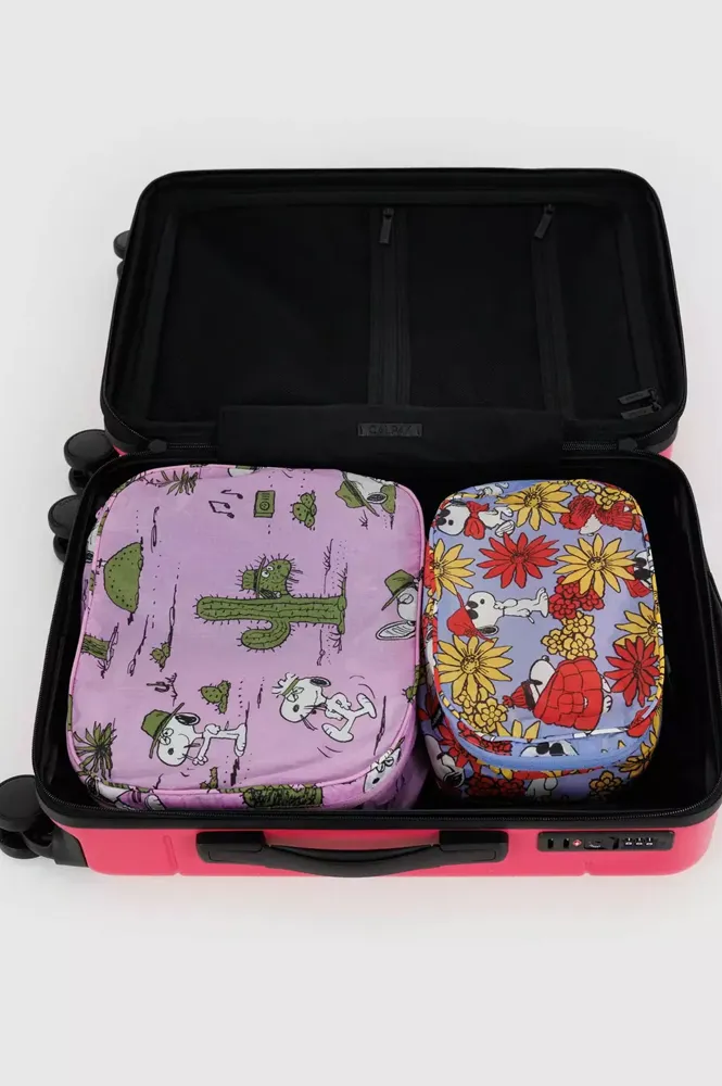 Baggu Peanuts Packing Cube Set