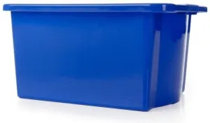 Blue 30L Plastic Storage Box with Lid!