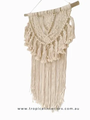BOHO Macram & Bead Wall Hanging