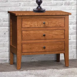 Chelsea Amish 3-Drawer Nightstand