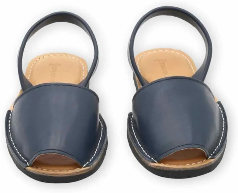 Classic Flat Sandals for Women  Dressy Soft Leather Peep Toe Womens Flat Sandals, Casual Slip on Flats