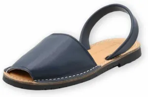 Classic Flat Sandals for Women  Dressy Soft Leather Peep Toe Womens Flat Sandals, Casual Slip on Flats