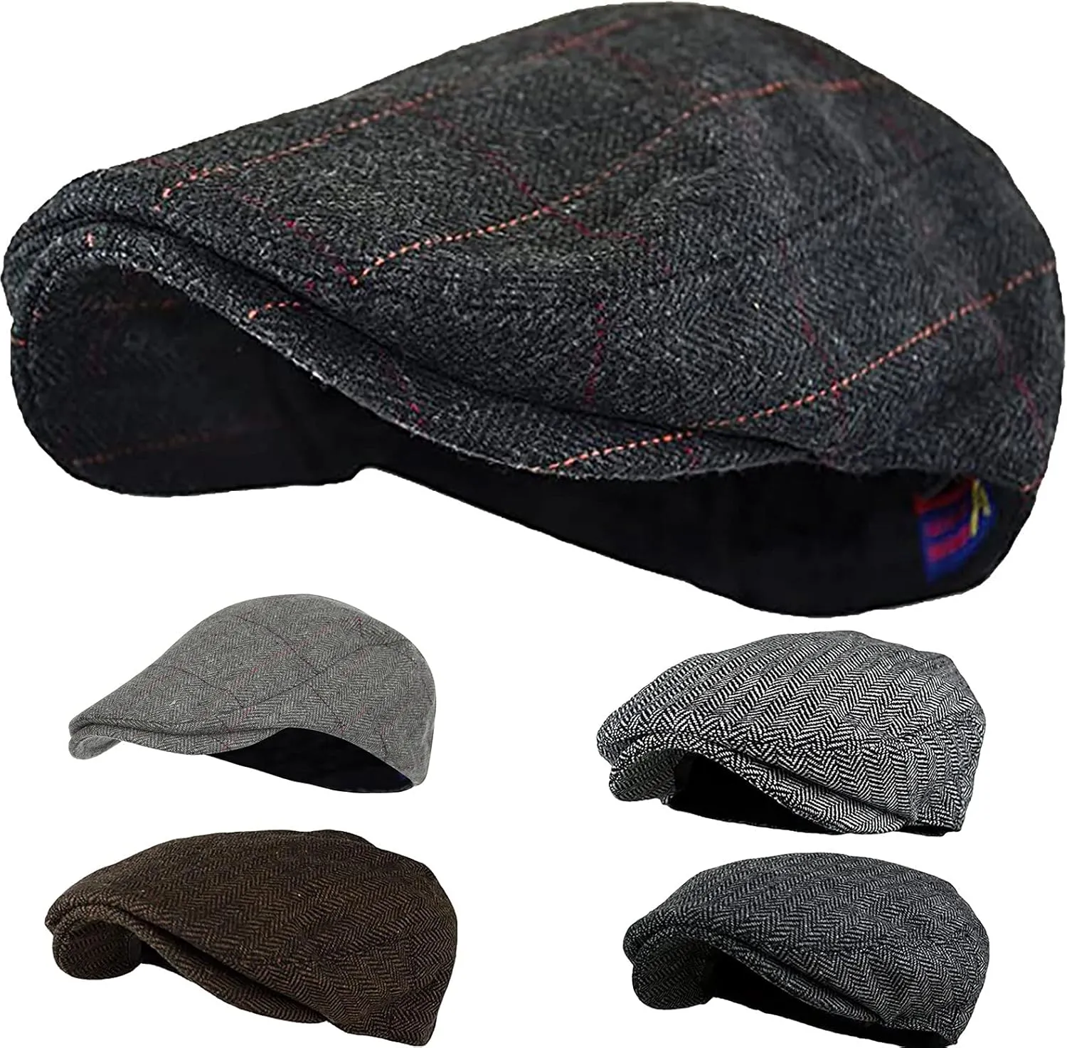 Classic Vintage Newsboy Flat Cap for Men Women Breathable Cabbie Summer Hat Outdoor Travel Men Newsboy Hat