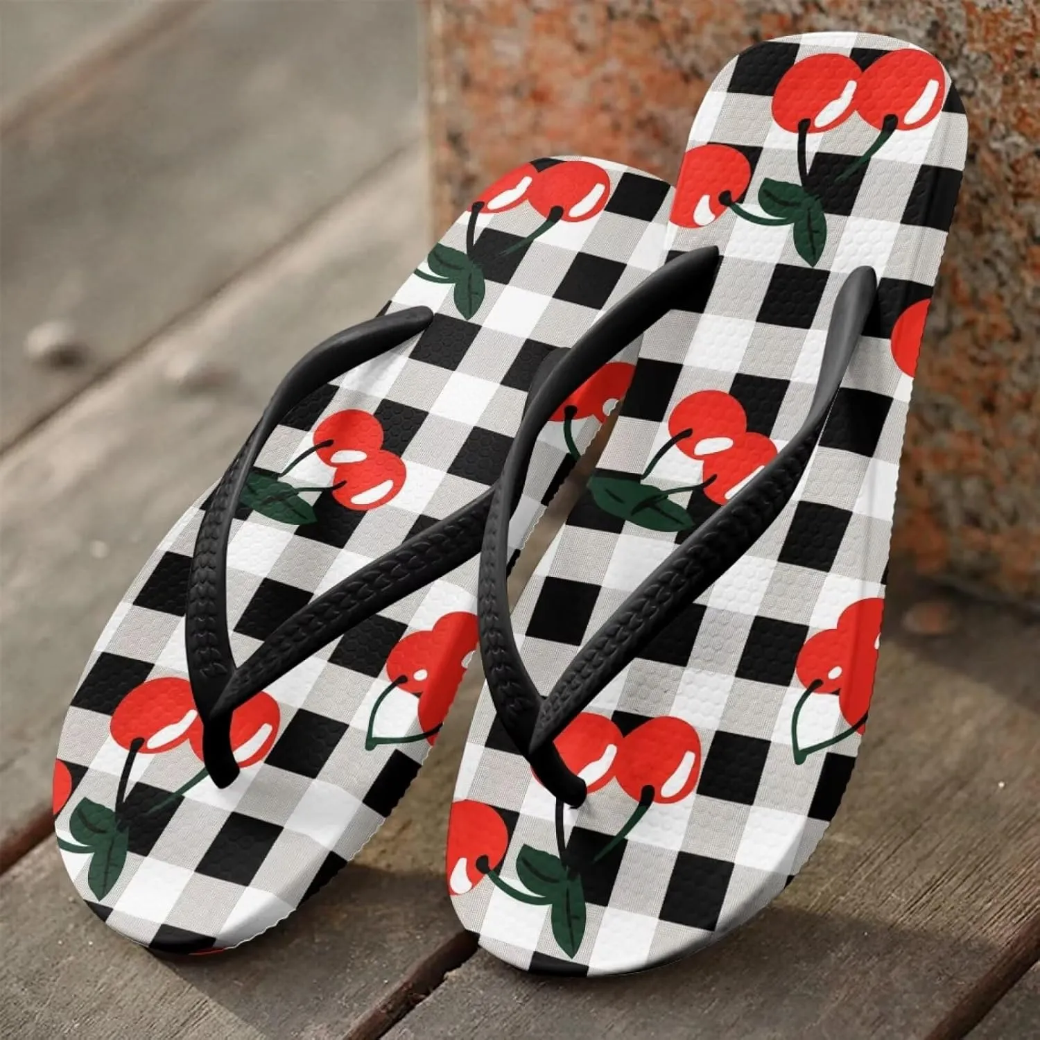 Coloranimal Flip Flops for Women Sandals Women Comfortable Womens Flip Flops House Slippers Beach Sandals Water Resistant Shower Shoes