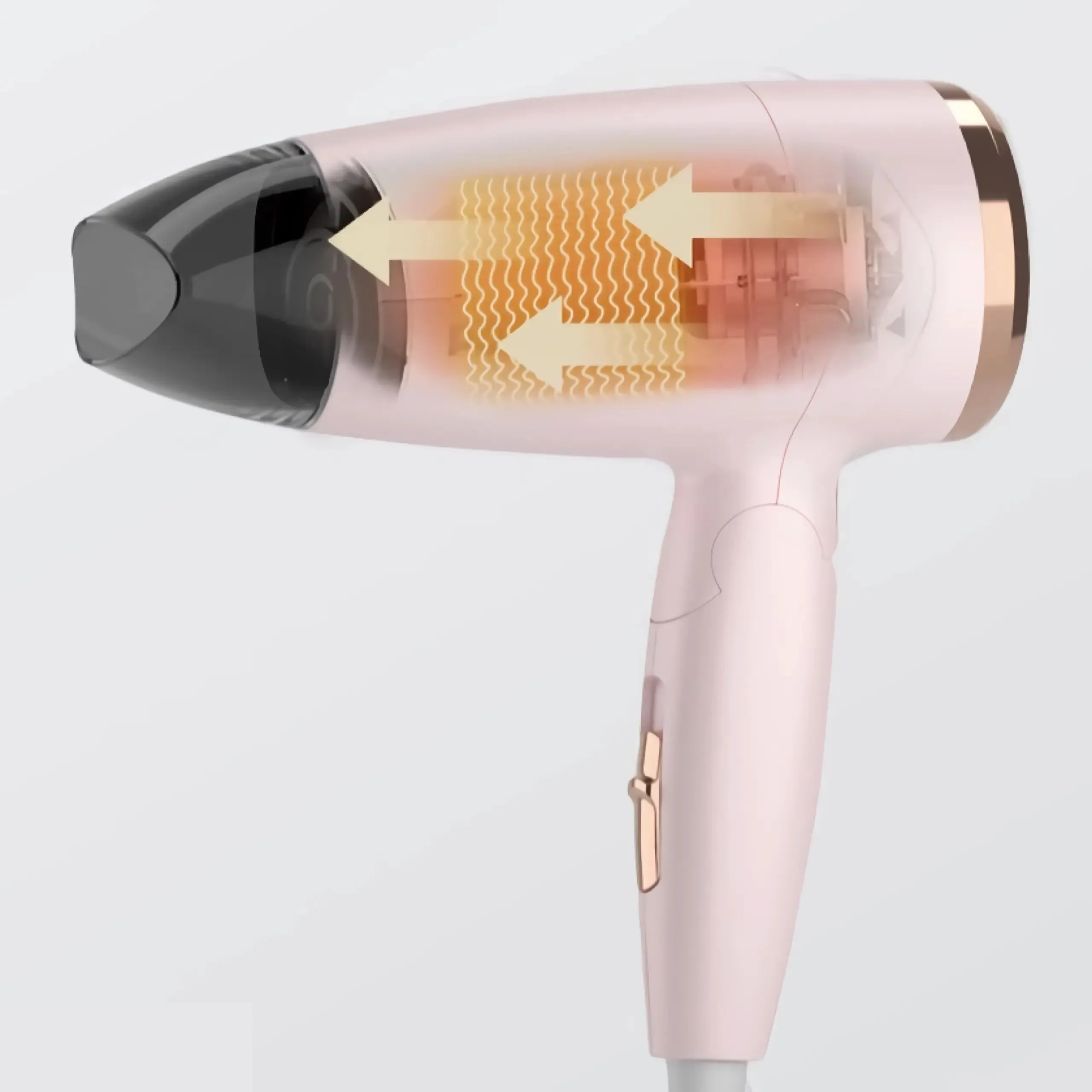 Compact Foldable Hair Dryer for Travel and Student Use