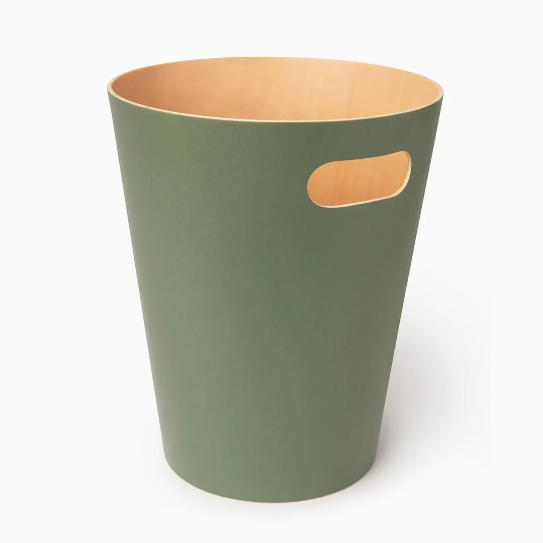 Desky Wooden Rubbish Bin