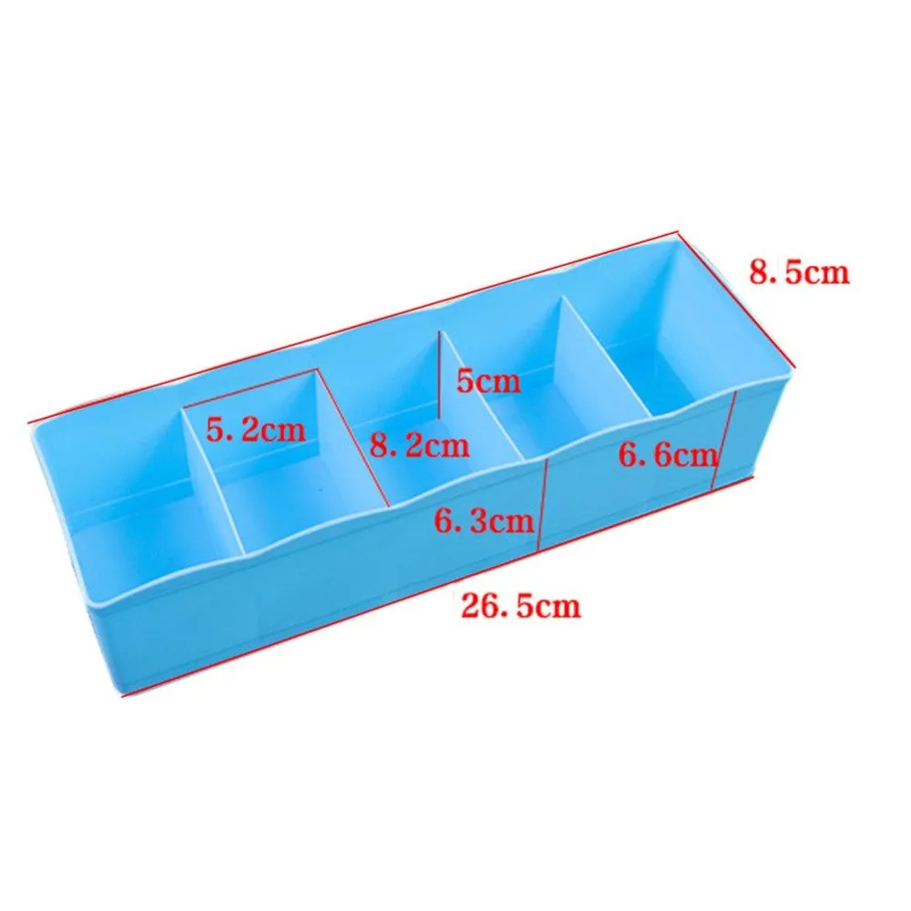Dividers Tray Organizer Clear Plastic Bead Storage Tray (Multicolour)