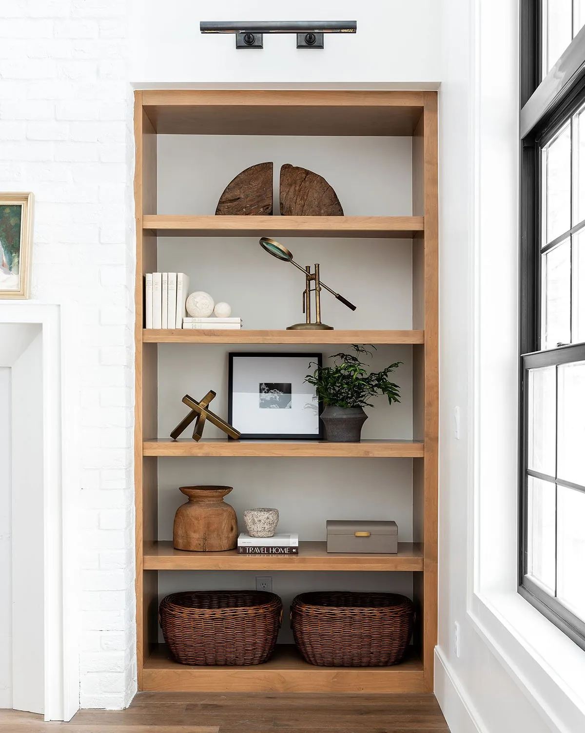 Double Weave Rattan Basket