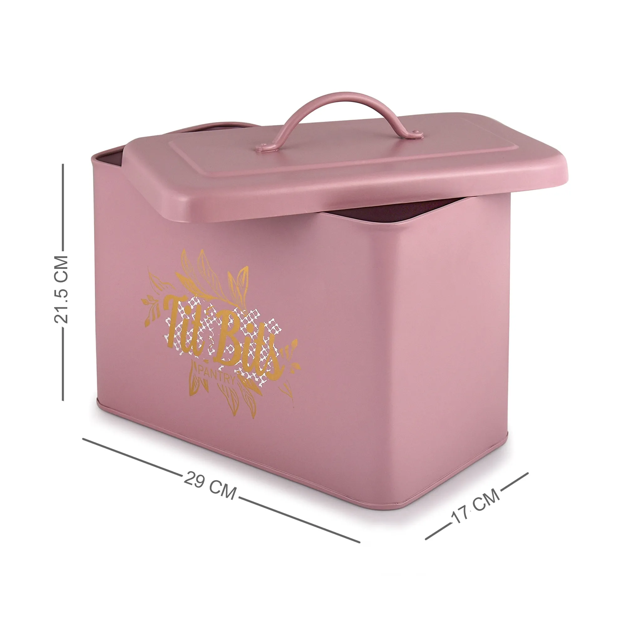ELAN Pantry Organizer for Kitchen Storage, Multipurpose Food Storage Container (Tit Bits, Mauve)
