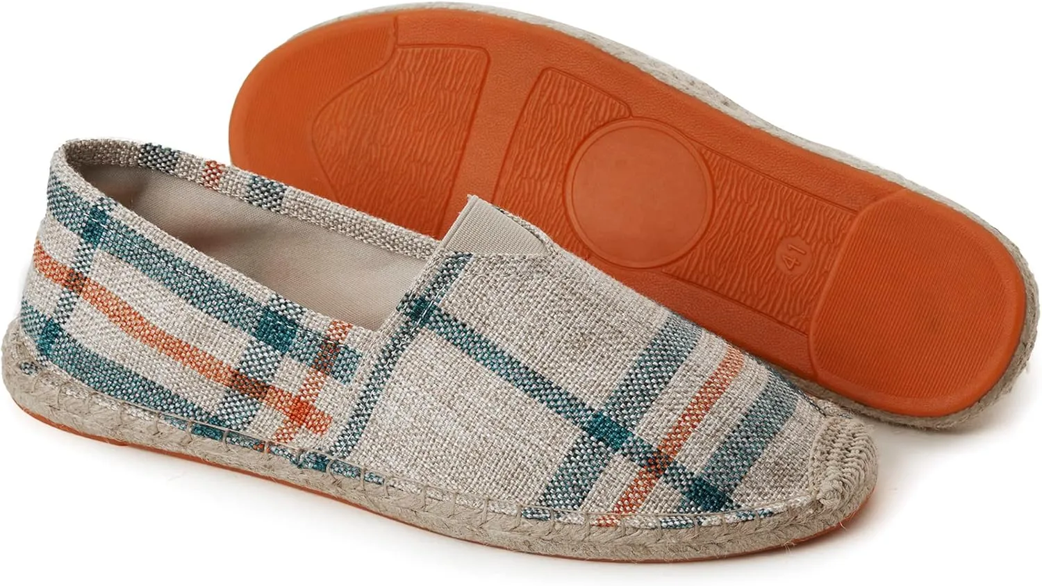 Espadrilles for Men with Flat Slip-on Fashion Casual Classic Canvas