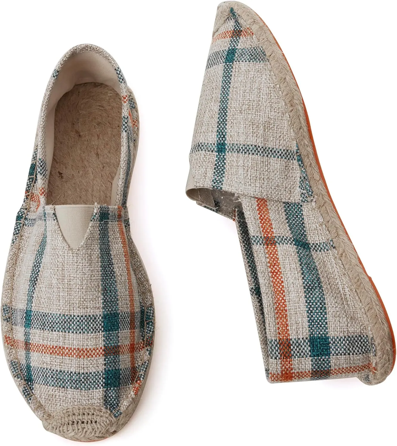 Espadrilles for Men with Flat Slip-on Fashion Casual Classic Canvas