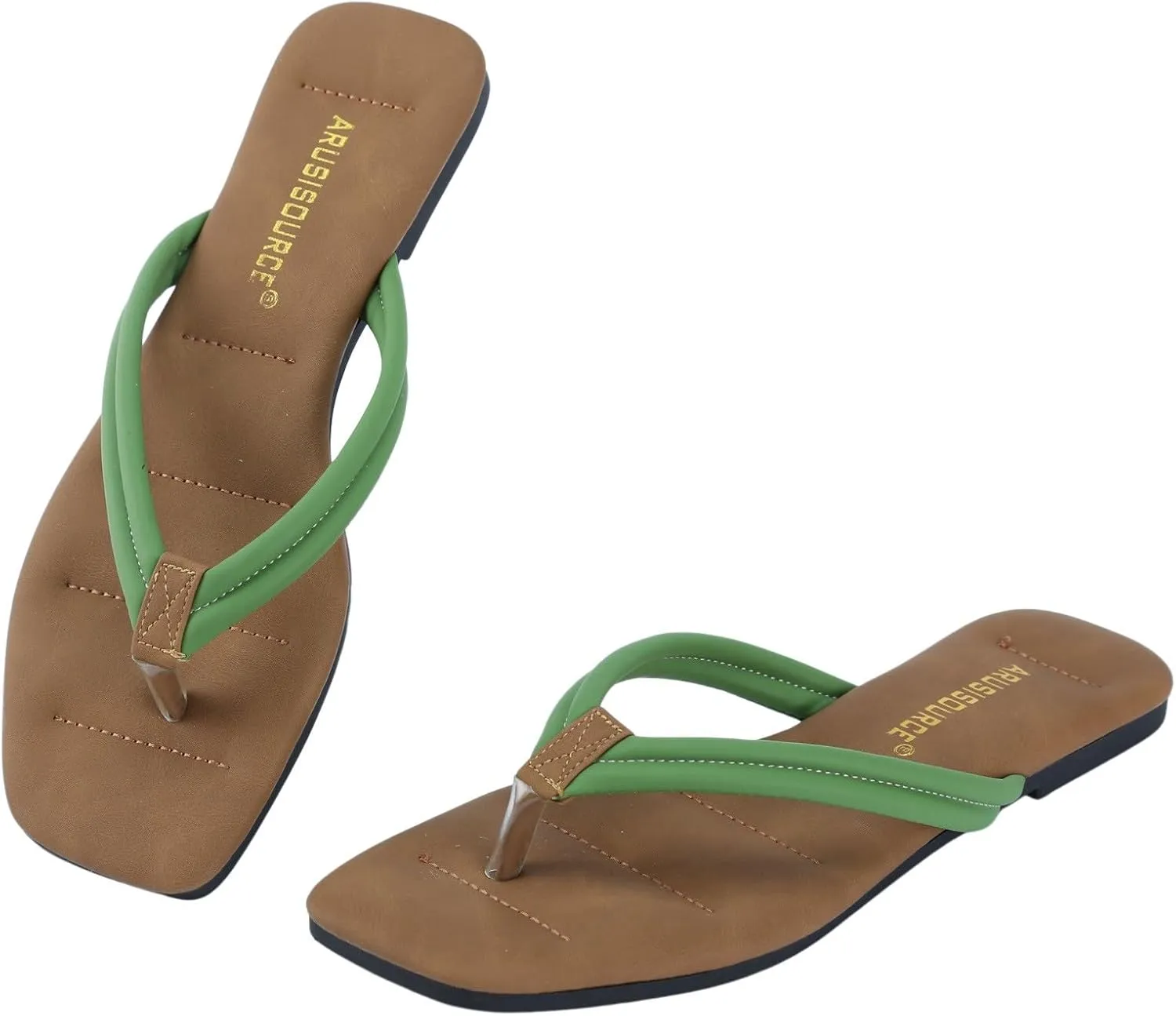 Flip flops for Women Flat Slippers 2025 Vegan Leather Womens Slippers Sandals Beach Basic Fashion Slides Footwear