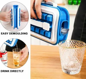 Foldable Portable 36 Grid Ice Cube Tray