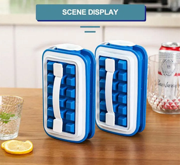 Foldable Portable 36 Grid Ice Cube Tray
