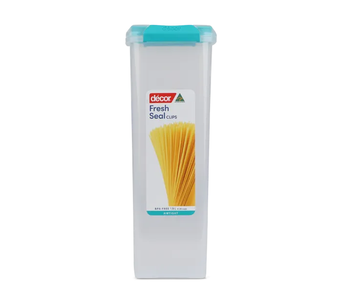 Food Containers, Tall, Square, 1.9L