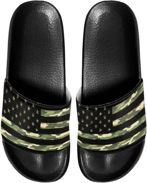 Footwear for Mens Open Toe Athletic Sandals Anti-Slip Sole Slide Sandals Pillow House Flat Shoes Comfortable Slip On Slippers for Indoor & Outdoor