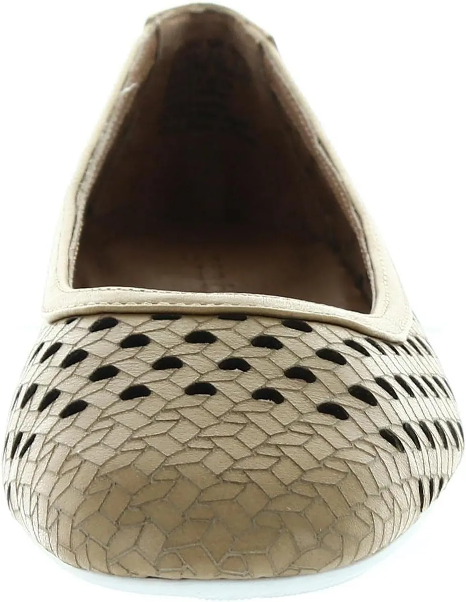 Gentle Souls by Kenneth Cole Women's Eugene Travel Ballet Woven Flat