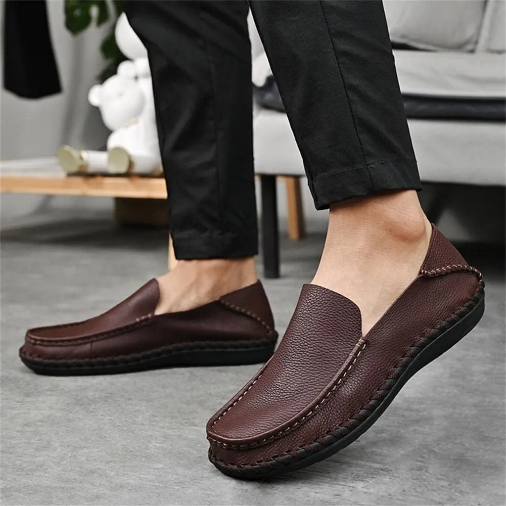GEXECEUSS Men's Loafers Lightweight Driving Shoes Slip On Casual Penny Loafers Moccasin Flats Boat Shoes Anti-Slip Walking Shoes
