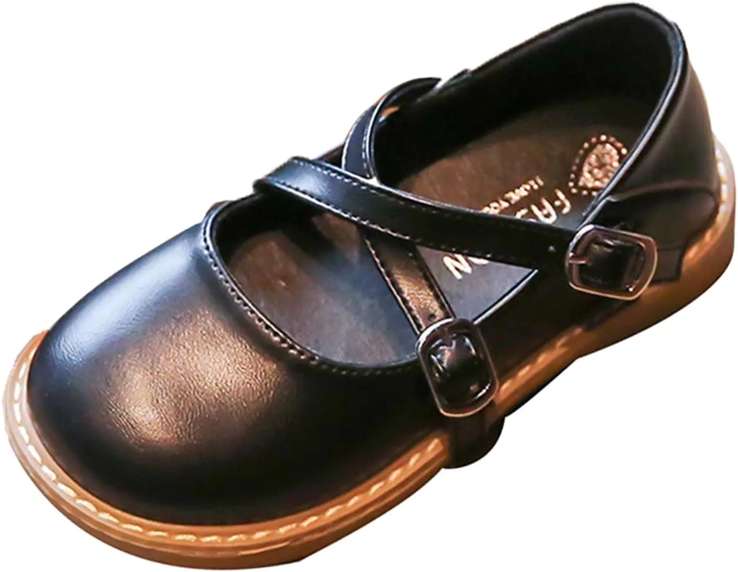 Girls Ballet Shoes Fashion Four Seasons Children Casual Shoes Girls Round Toe Flat Sole Thick Sole Lightweight Shoes