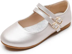 Girls Dress Shoes Princess Wedding Girls Flats Toddler Girl Shoes for Little Big Kids