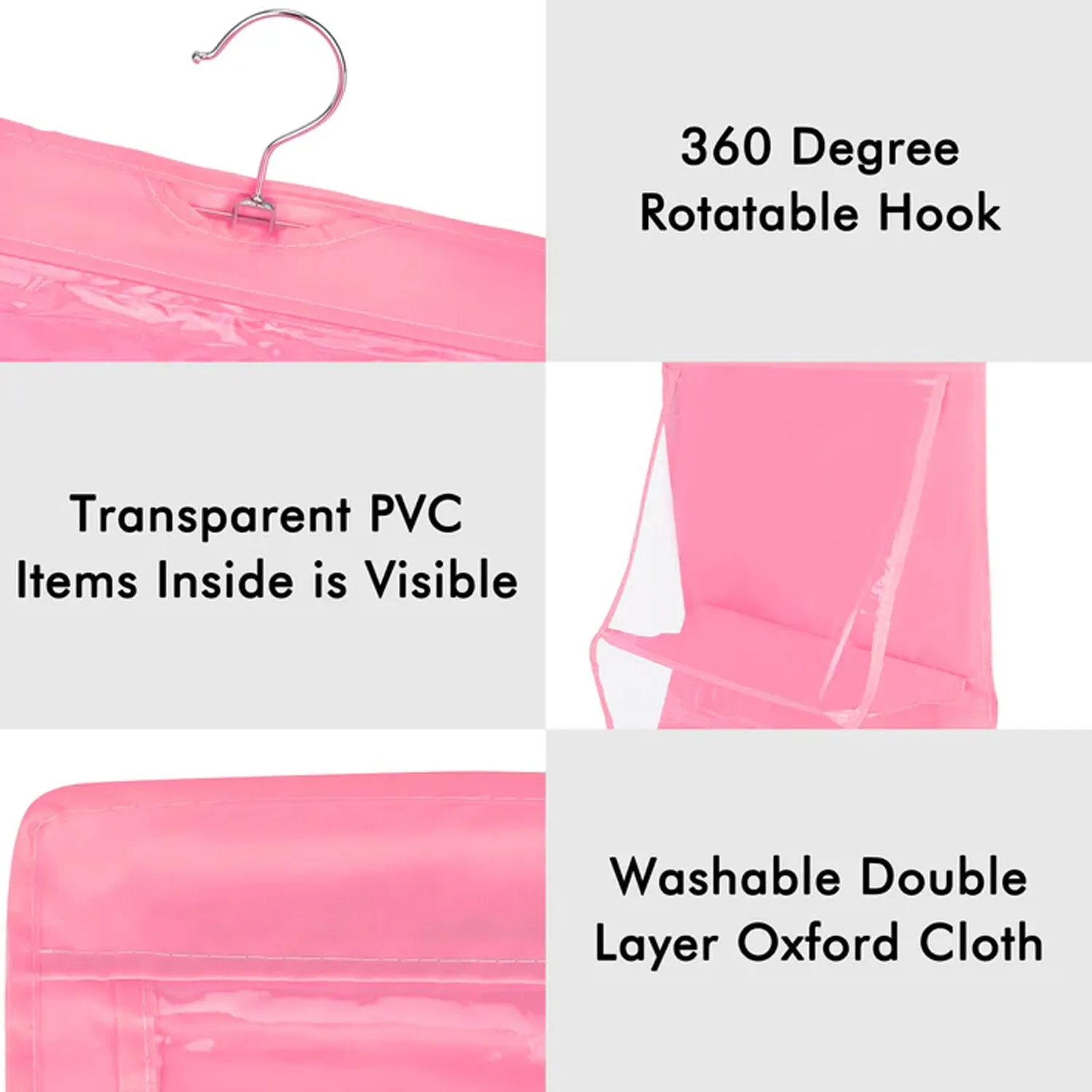 Hanging Shelf Bag Organizer - 6 Pockets