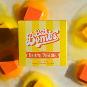 Happy Hippo Cube Bombs - Pineapple Tangerine