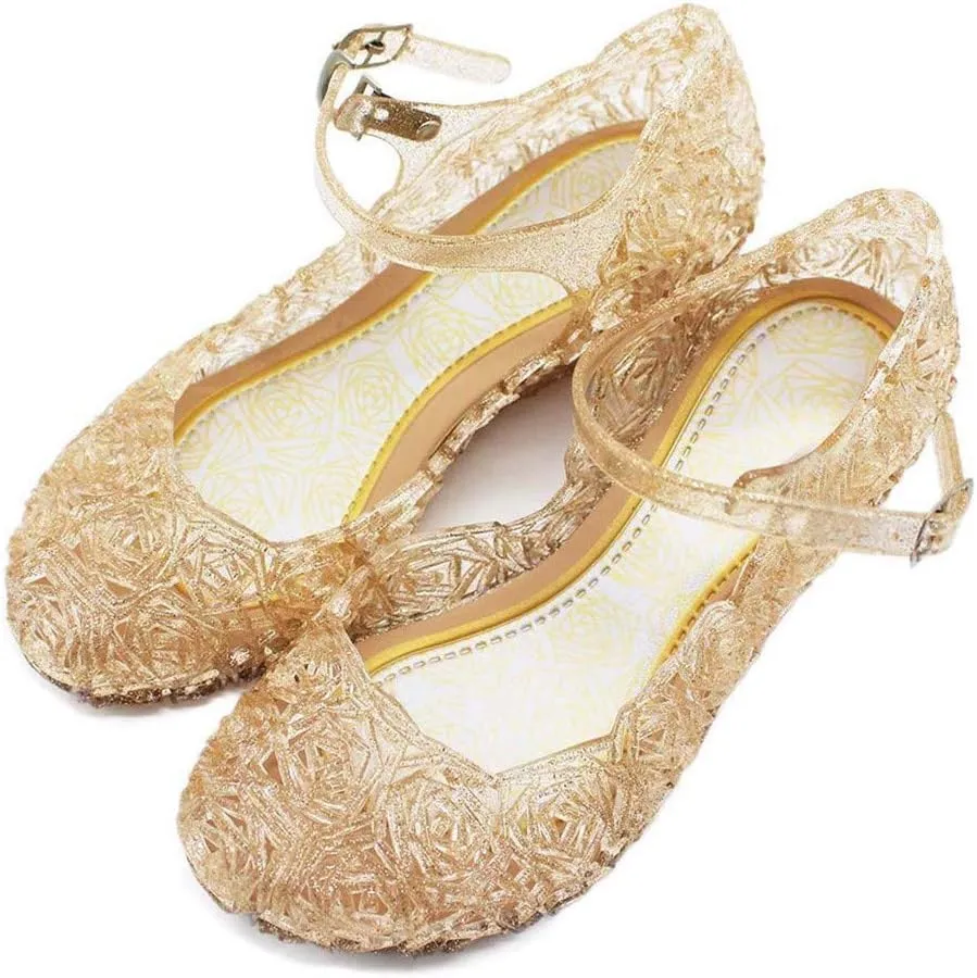 Infant Girl Light up Shoes Cosplay Sandals Princess Party Girls Wedge Kids Toddler Single Infant Baby Shoes Baby Shoes 12 Month Shoes Girl