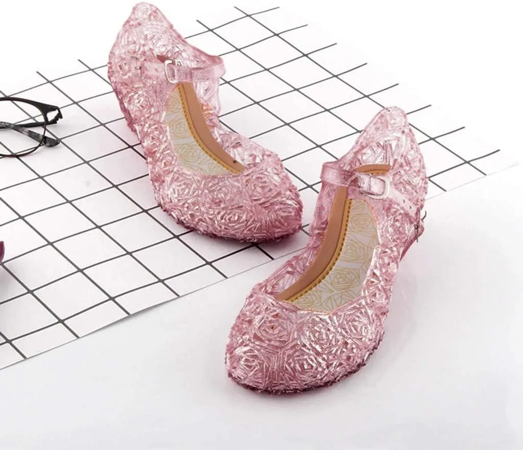 Infant Girl Light up Shoes Cosplay Sandals Princess Party Girls Wedge Kids Toddler Single Infant Baby Shoes Baby Shoes 12 Month Shoes Girl