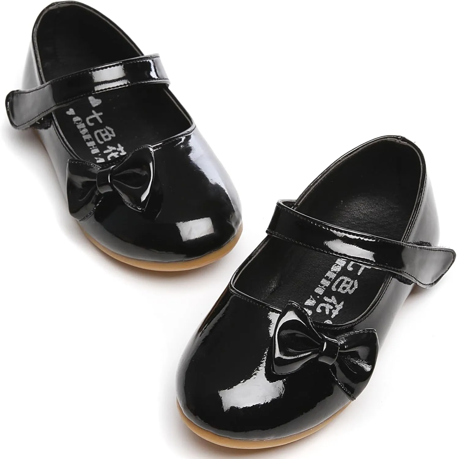 Little Flower Girls Gift Shoes Bow Dress Mary Jane Ballet Flats(Toddler/Little/Big Kid)