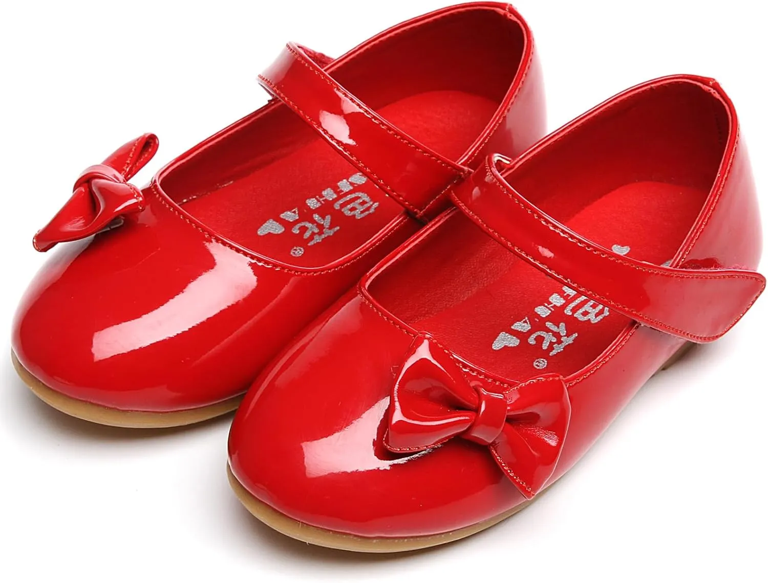 Little Flower Girls Gift Shoes Bow Dress Mary Jane Ballet Flats(Toddler/Little/Big Kid)