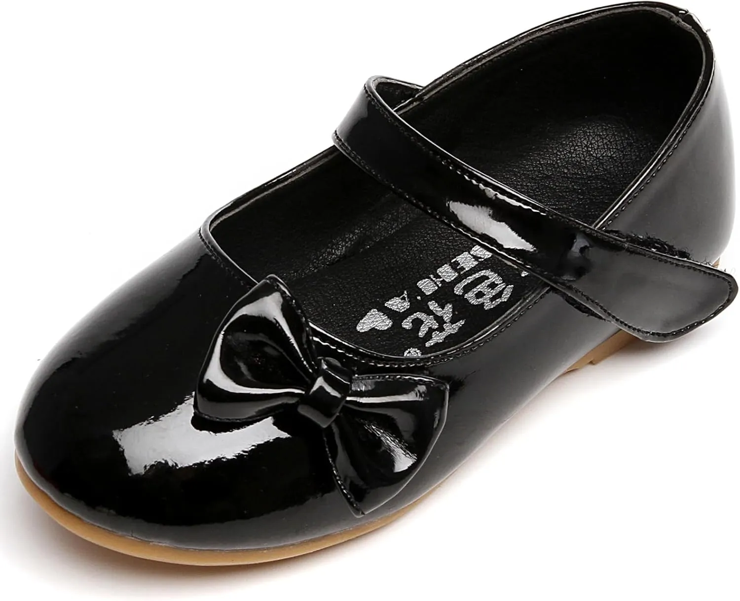 Little Flower Girls Gift Shoes Bow Dress Mary Jane Ballet Flats(Toddler/Little/Big Kid)