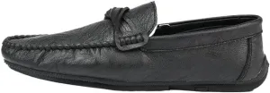 Mens Loafers Round Toe Vegan Leather Shoes Comfortable Anti-Slip Flat Heel Classic Slip On