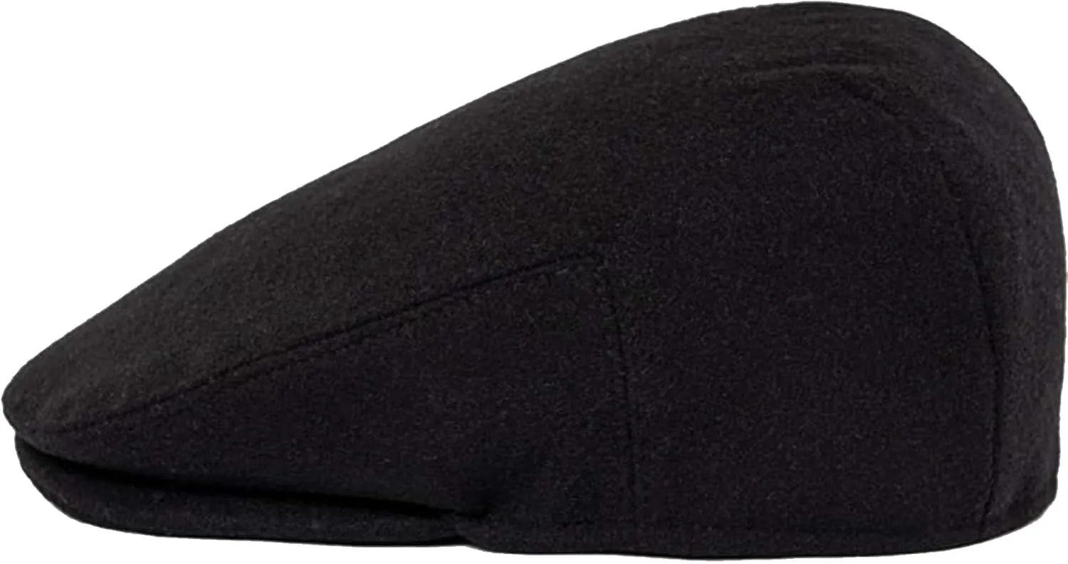 Men's Premium Wool Blend Classic Flat Ivy Newsboy Collection Hat