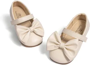 Miamooi Toddler Girl Mary Jane Flats Girls Dress Shoes for Party Wedding School Uniform Shoes Soft Cute Non-Slip Flat for Walking