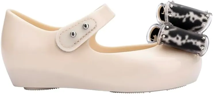 mini melissa Ultragirl Classic Bow Mary Jane Flats for Babies & Toddlers