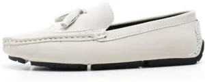 New Men's Loafers Shoes Square Toe Wingtips Suede Vegan Leather with Tassel Resistant Lightweight Flat Heel Classic Slip On