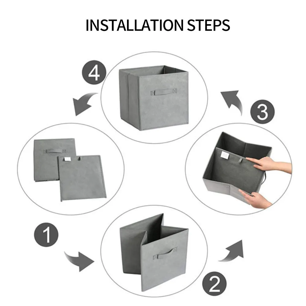 Non-covered Clothes & Toys Storage Box (26.5*26.5*28 cm)
