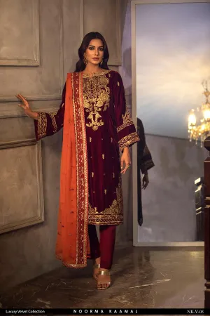 NOORMA KAMAL 3PC VELVET DRESS 05