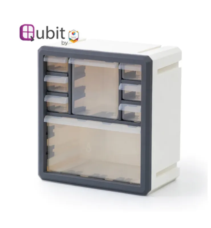 Octa Cube Storage Box Gray/White