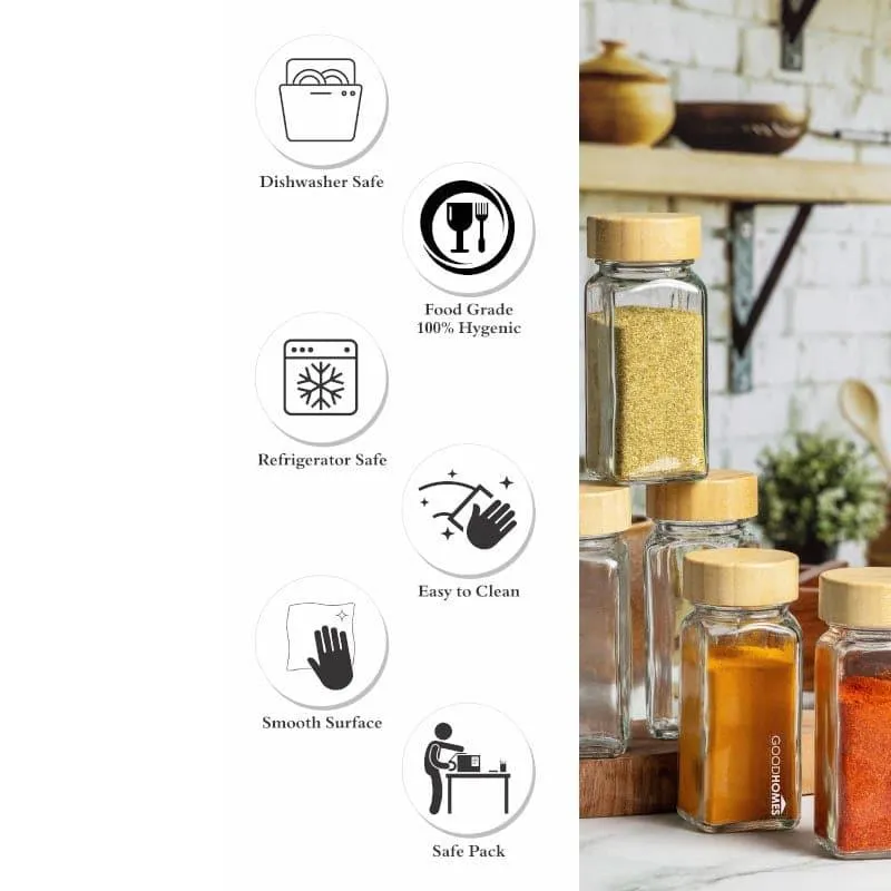 Pellony Spice Jar (120 ML) - Set Of Six