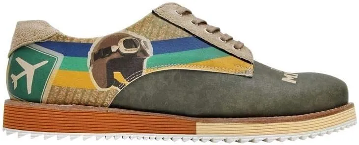 Personalize Your Life - Printed Flat Shoes - Men's Fashion - Chic, Elegant and Casual Style - Vegan, Environmentally Friendly and Handmade - Breathable Design